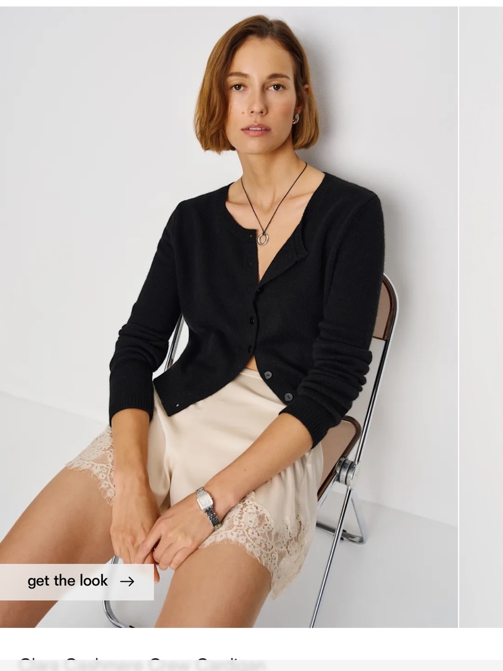 Reformation Clara Cashmere Cardigan